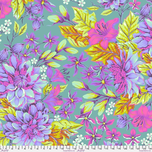 Tula Pink - Patchwork Baumwolle - Quilting Backing Fabric - ÜBERBREITE 274 cm - 108´ - Hello Dahlia Wide - Cosmic - Untamed